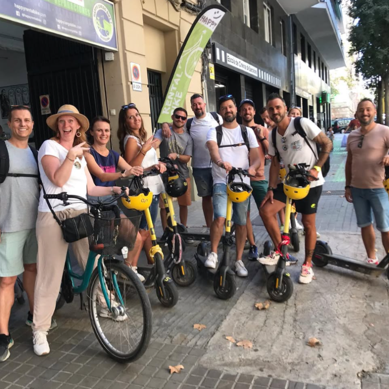 Experience Barcelona Private City Tour with Happy Rental Bikes
